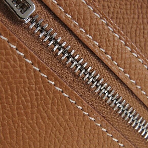 HERMES BEAN Compact Epsom Gold - Picture 5 of 10